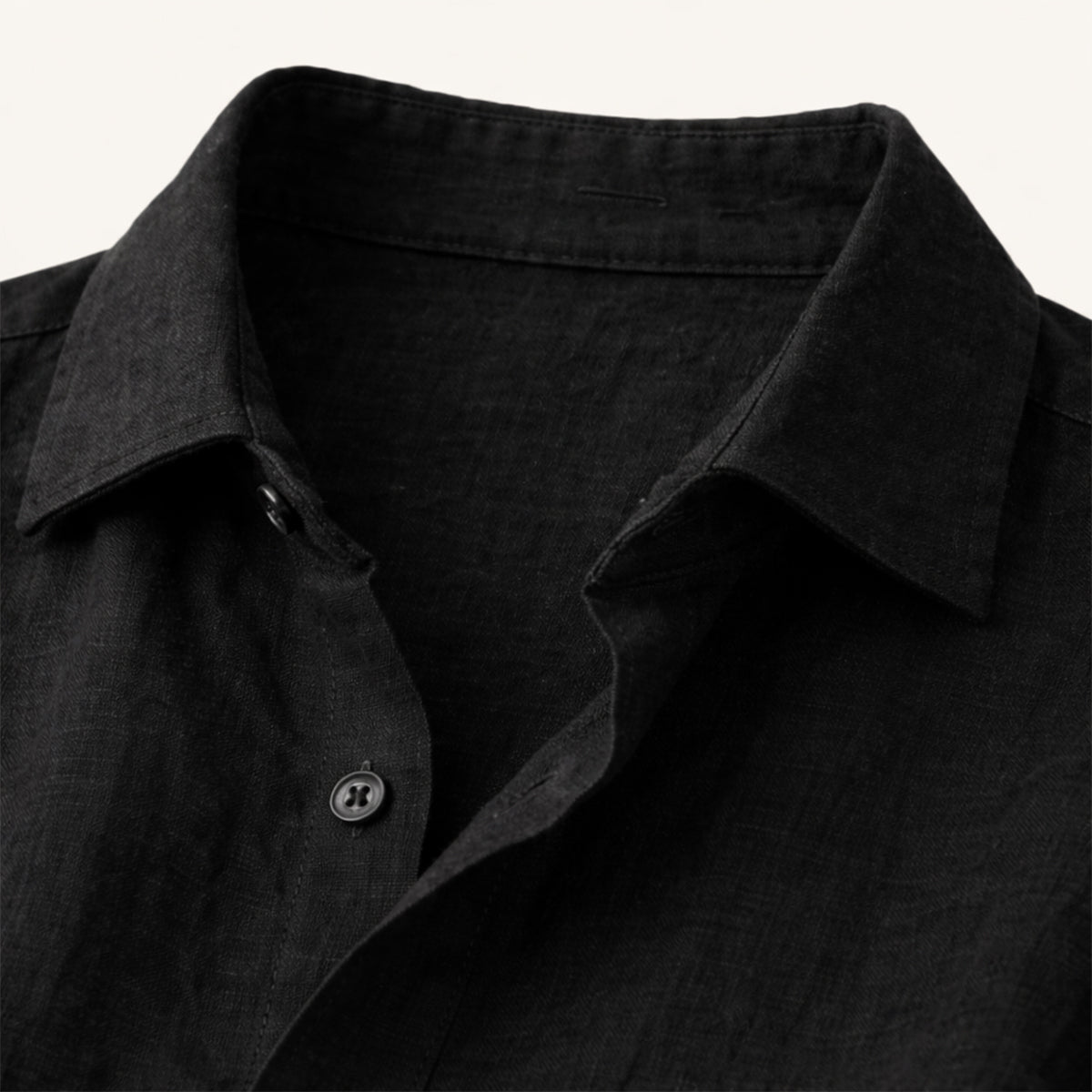 The Buckingham Men’s Casual Relaxed Fit Cotton Linen Shirt