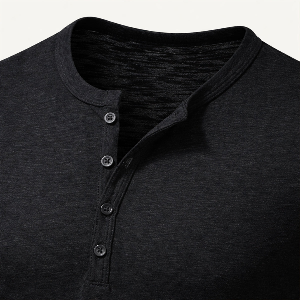 The Berkshire Men’s Casual Button Neck Henley Cotton T Shirt