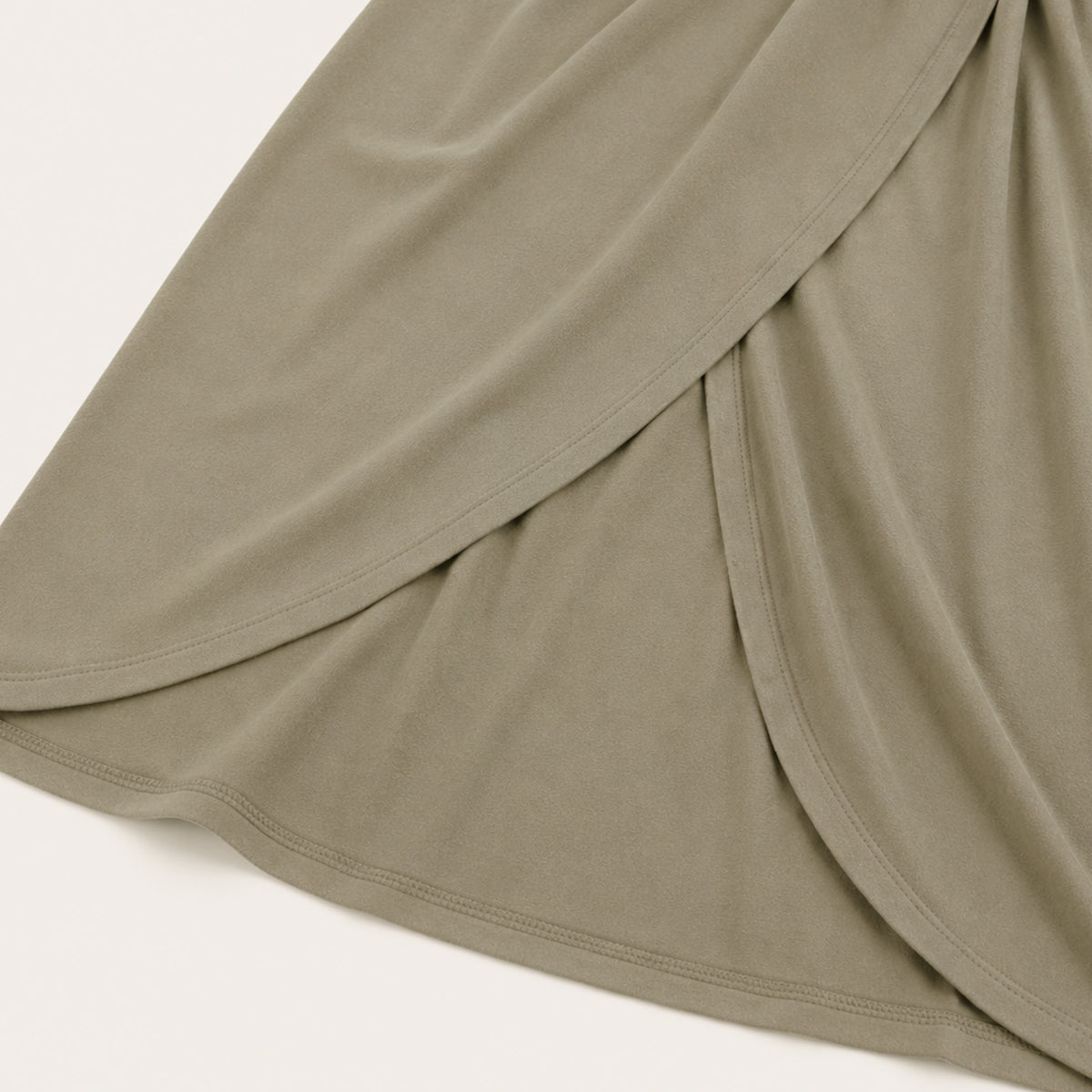 Twist Front Midi Dress - Elegant Wrap Silhouette