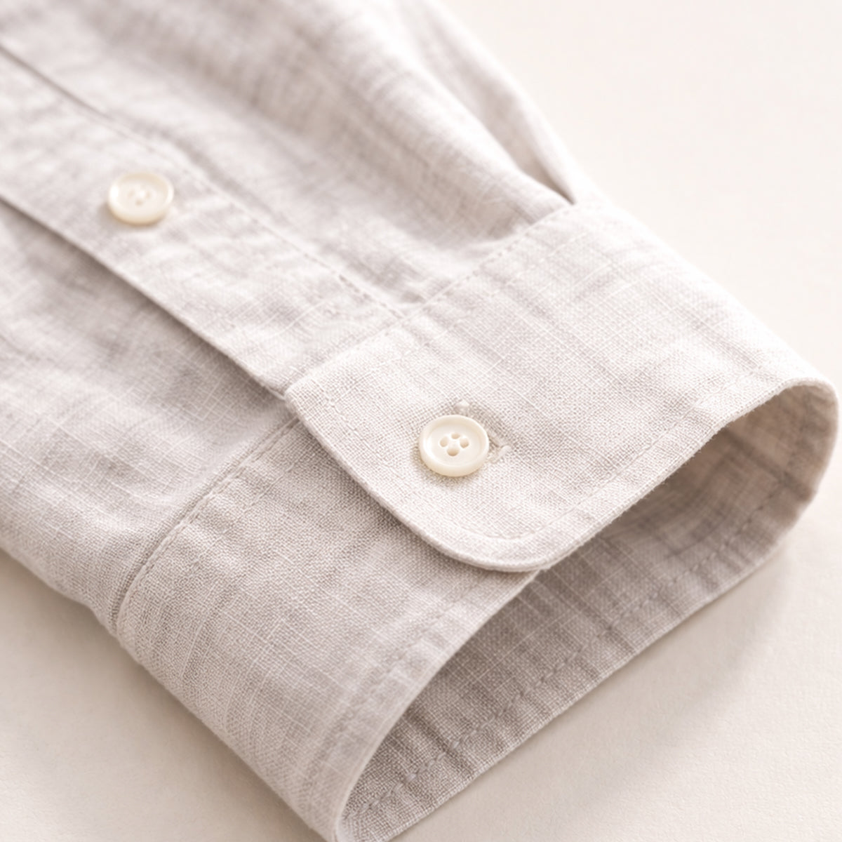 The Kensington Men’s Lightweight Loose Fit Linen Button Up Shirt