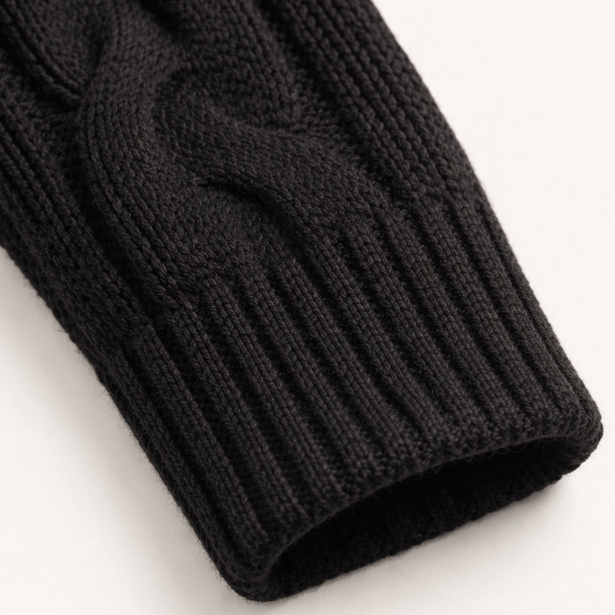 The Florence Men’s Winter Button Up Cable Knit Shawl Collar Cardigan