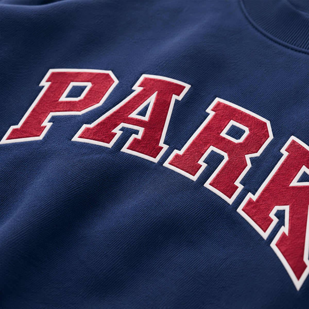 Oversized Mock Neck Varsity Sweatershirt