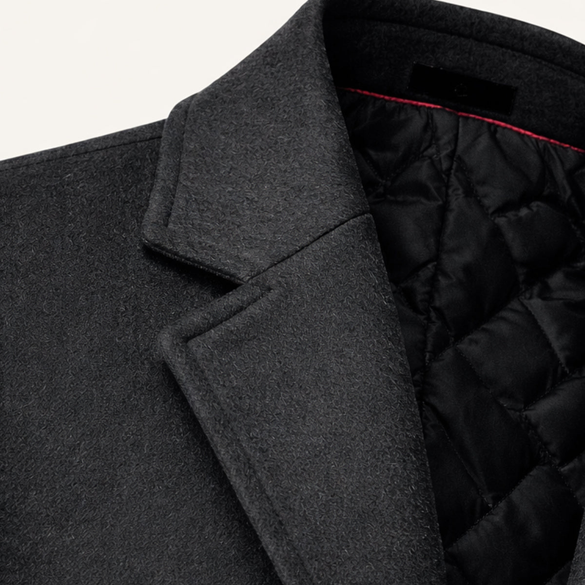 The Ascot Men's Elegant Wool Long Winter Smart Coat