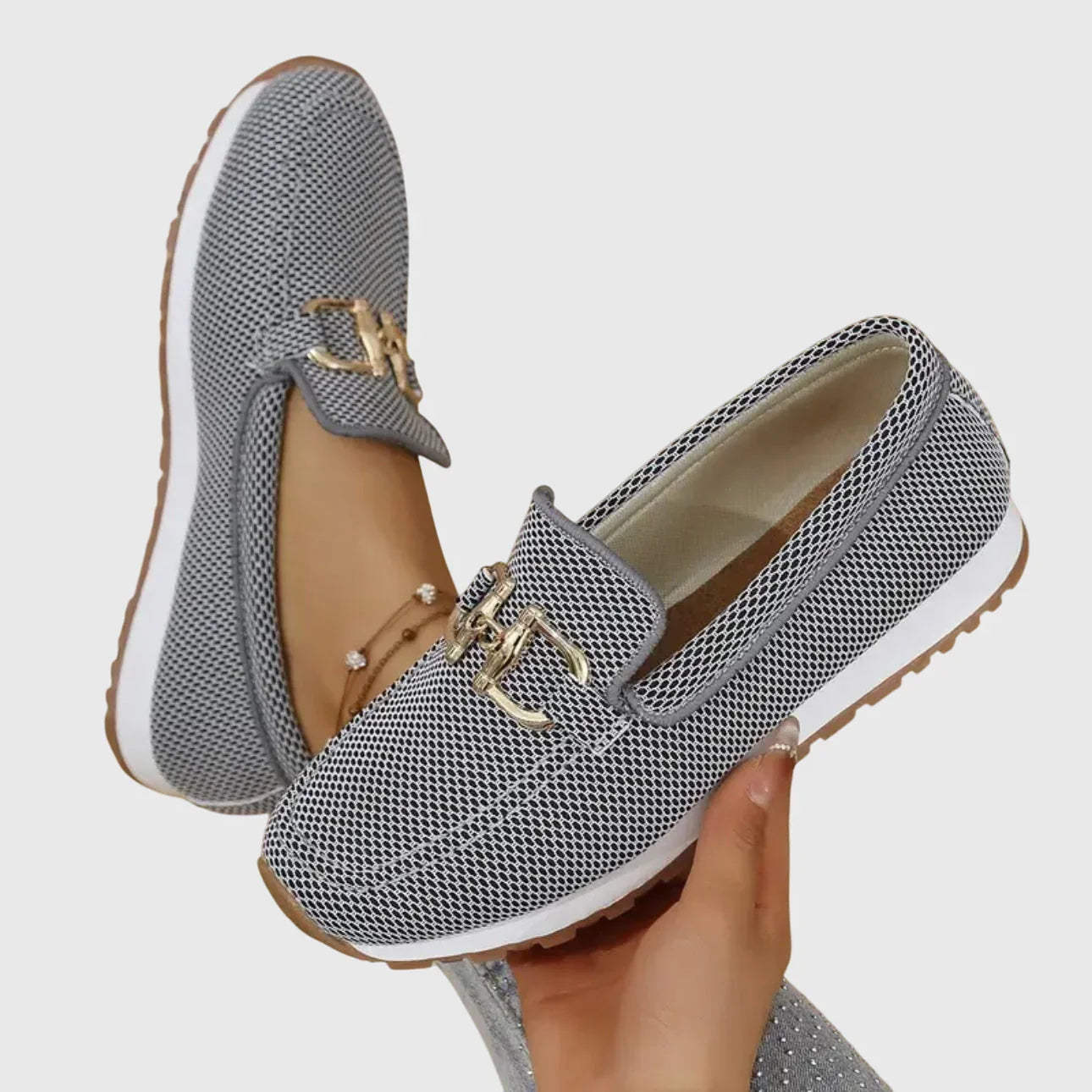 Slip On Mesh Loafer Sneaker with Lug Sole