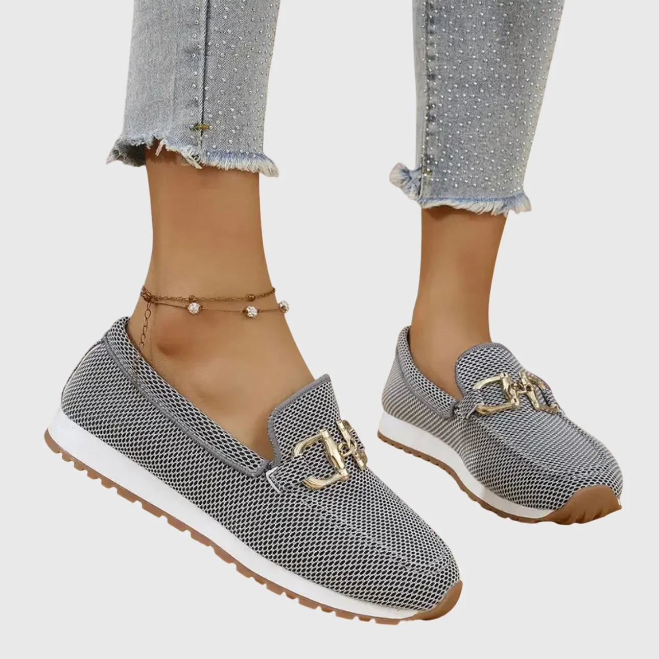 Slip On Mesh Loafer Sneaker with Lug Sole