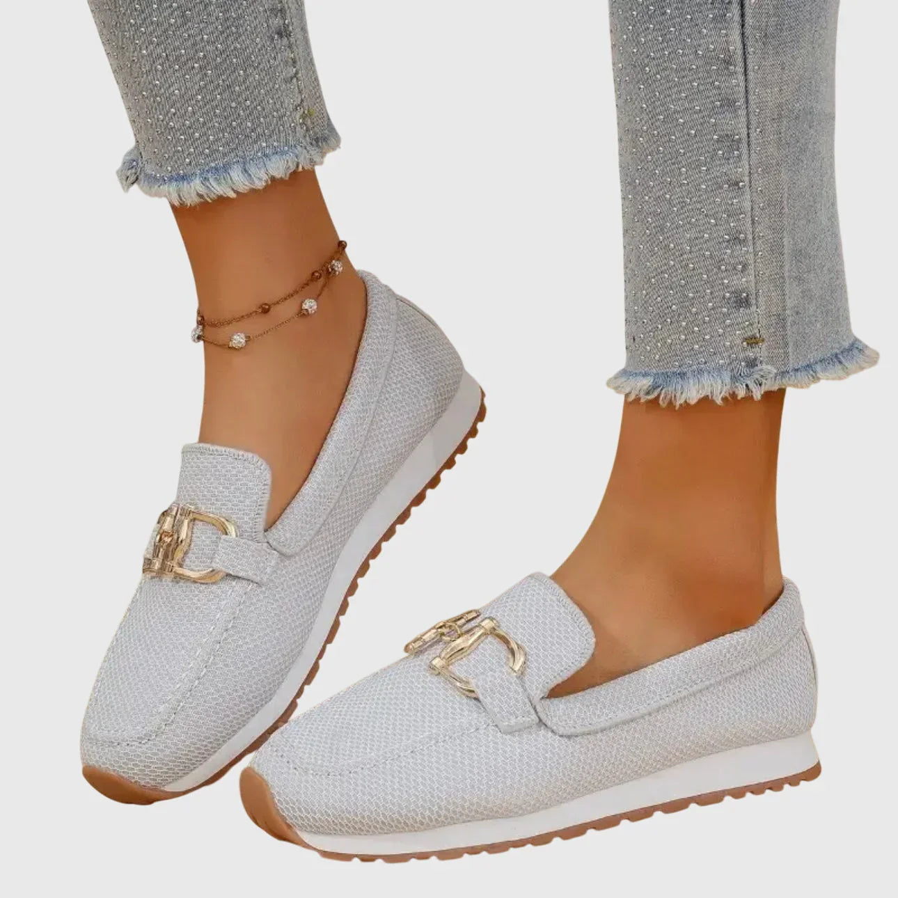 Slip On Mesh Loafer Sneaker with Lug Sole