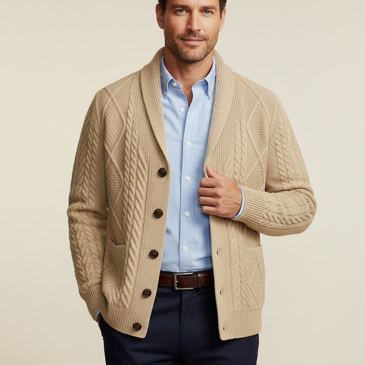 The Lanchester Cardigan for Men