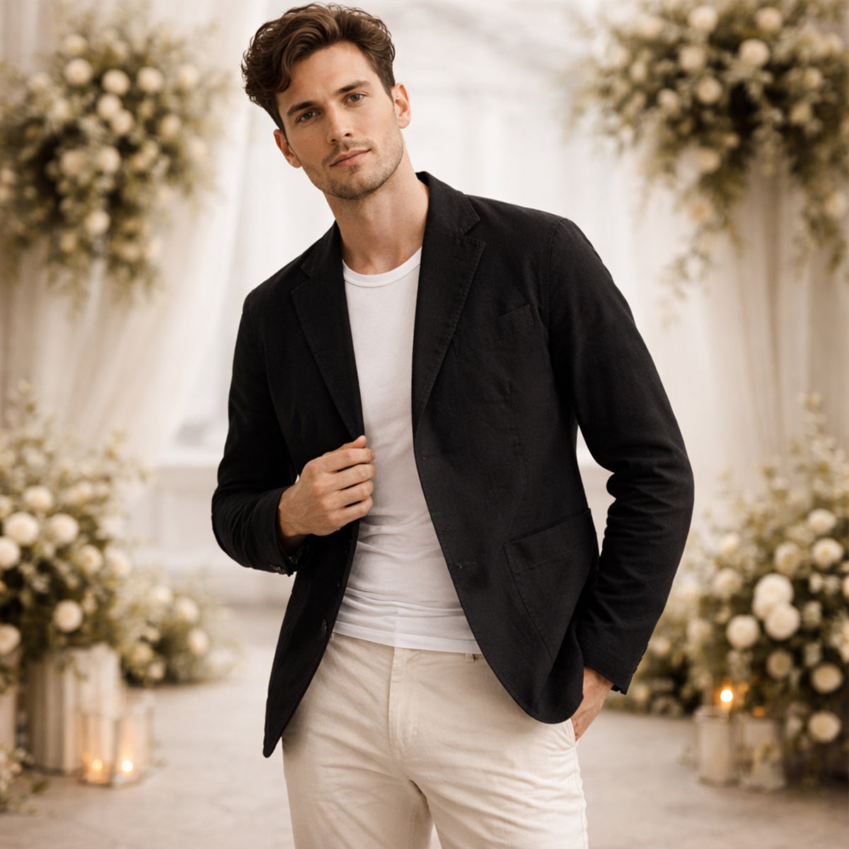 The Dunmore Men's Casual Lightweight Smart - Wedding Guest - Blazer