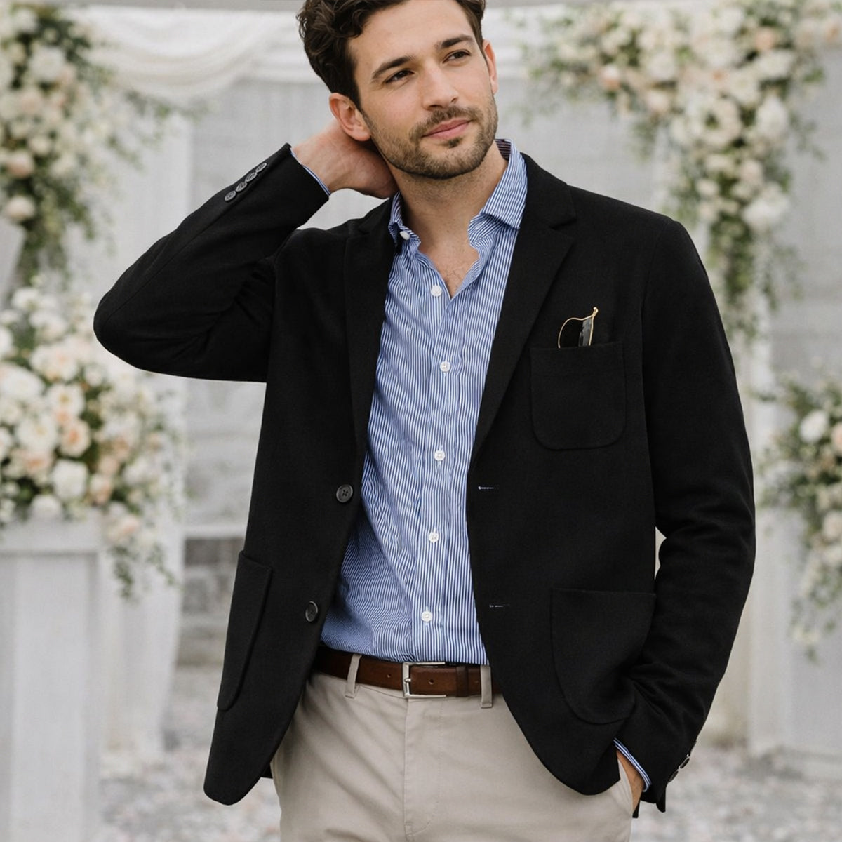 The Corsica Linen Summer Blazer - Wedding Guest Men - Formal Occasions
