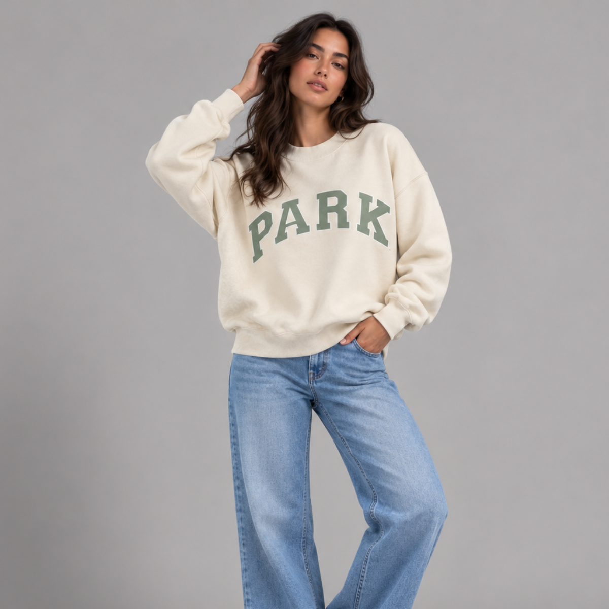 Oversized Varsity Sweatershirt & Hoodie