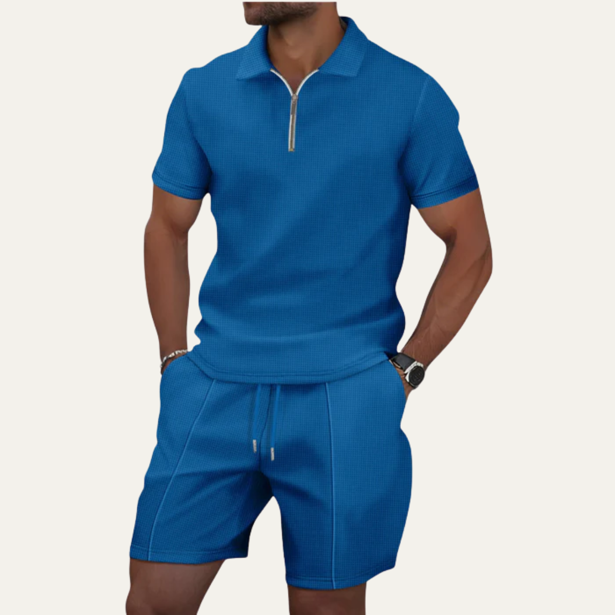 The Riccione Men’s Polo and Shorts Set