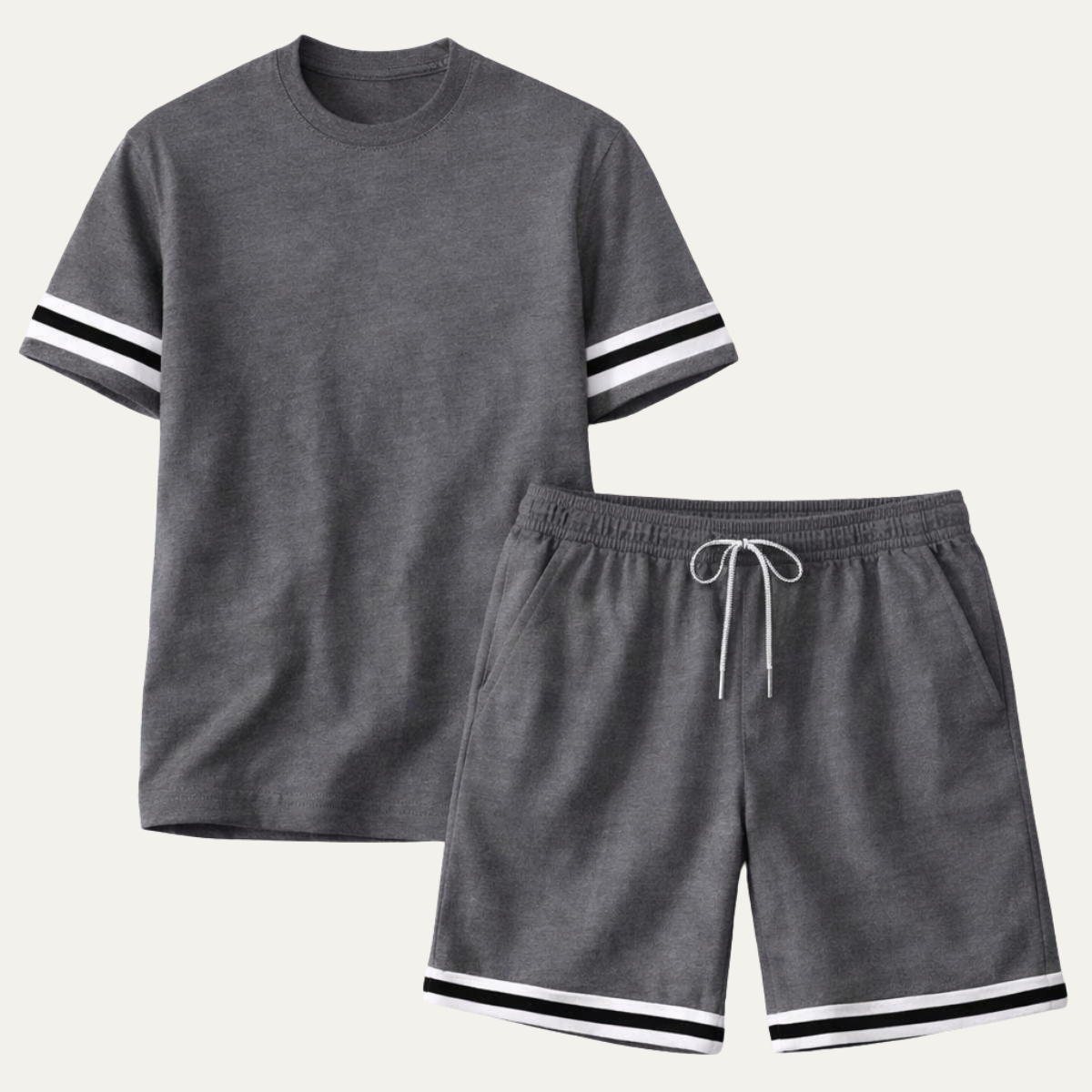 The Modena Men’s Trendy Summer Set – T Shirt and Shorts