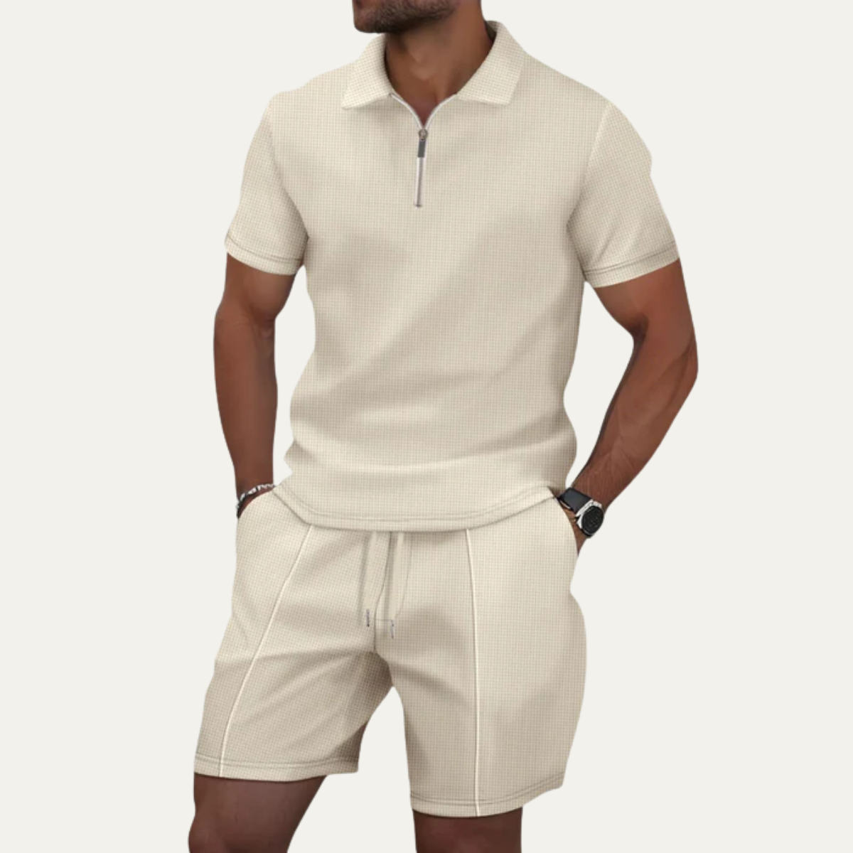 The Riccione Men’s Polo and Shorts Set
