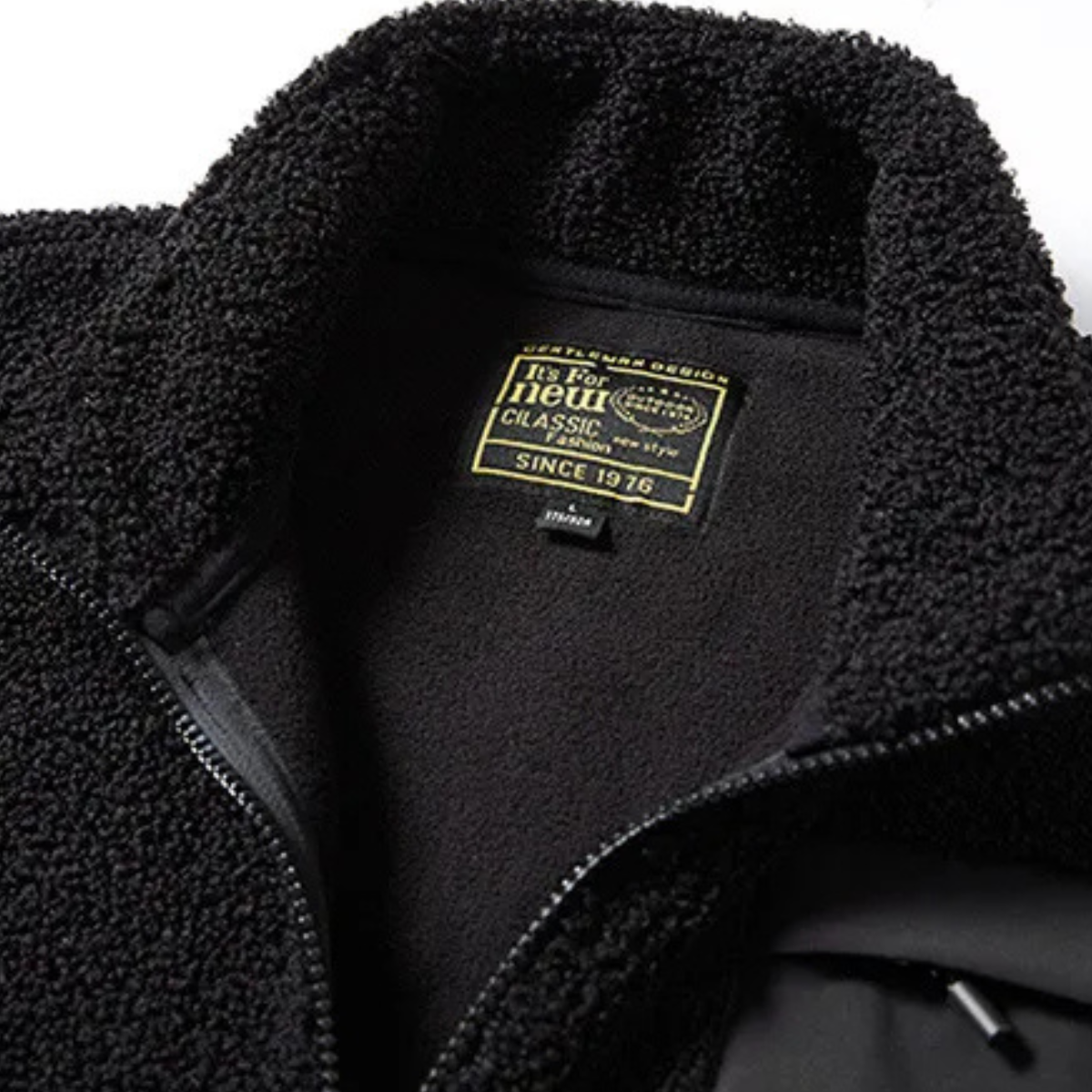 The Porta Venezia Men’s Thick Fleece Winter Warm Zip Up Sweater