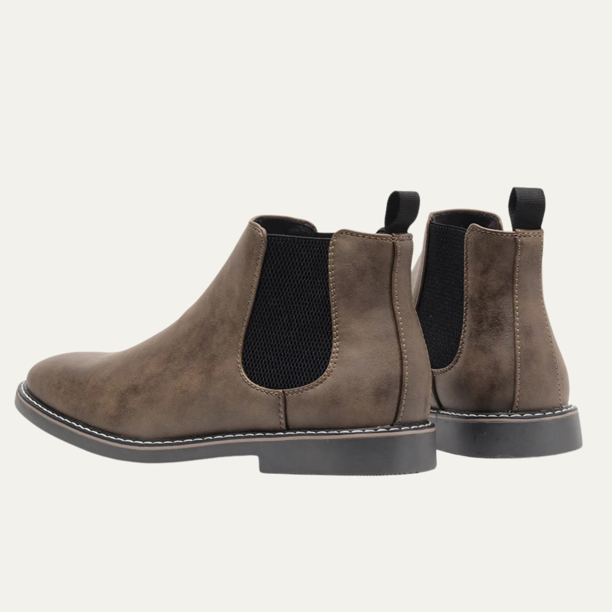 The Treviso Men's Retro Smart Casual Slip-On Chelsea Boots