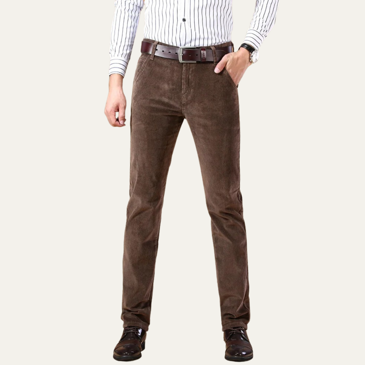 The Bristol Men’s Elegant Classic Corduroy Pants