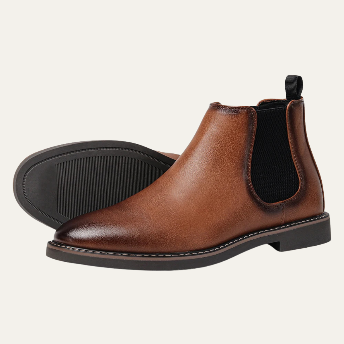 The Conegliano Men's Trendy Ankle Leather Chelsea Boots