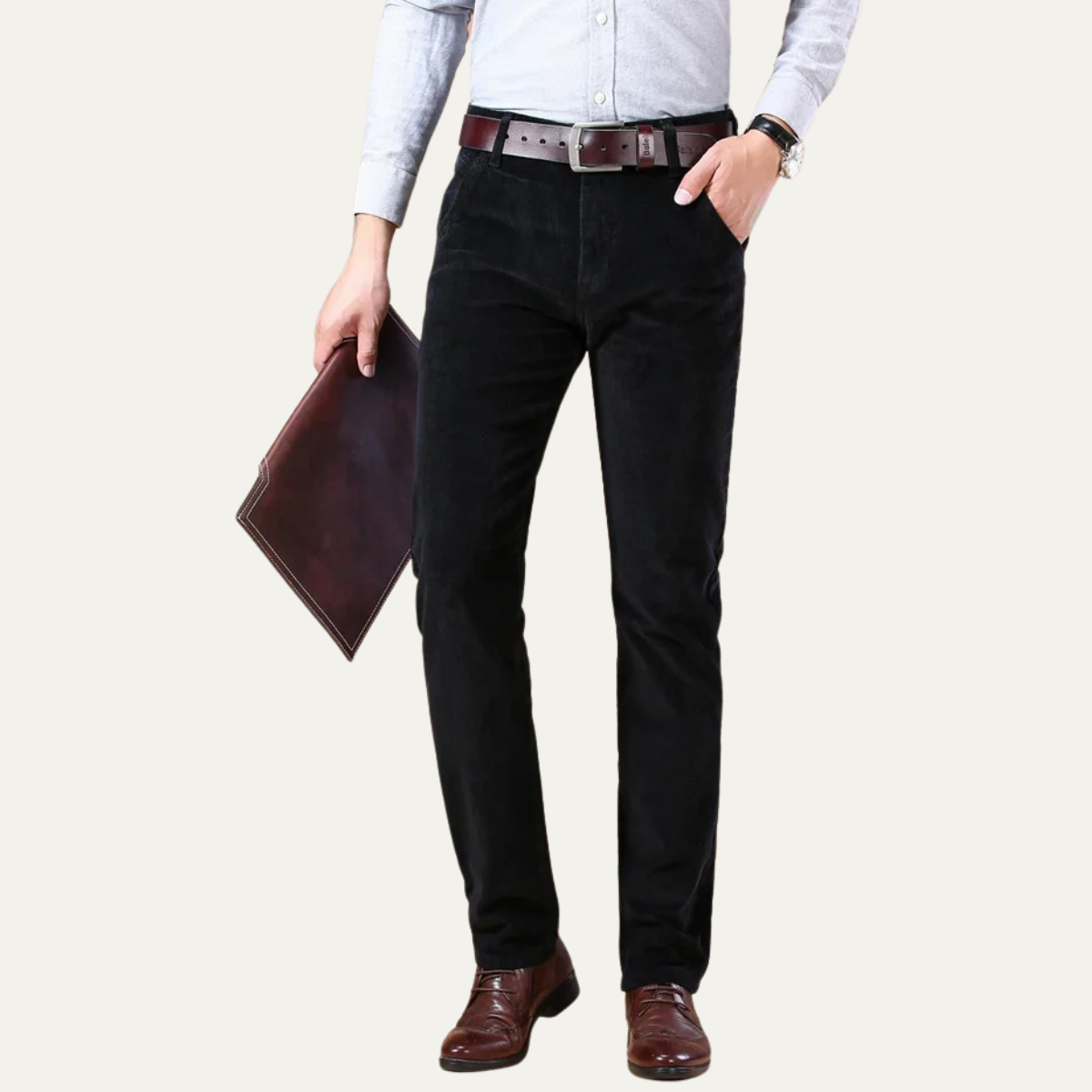 The Bristol Men’s Elegant Classic Corduroy Pants