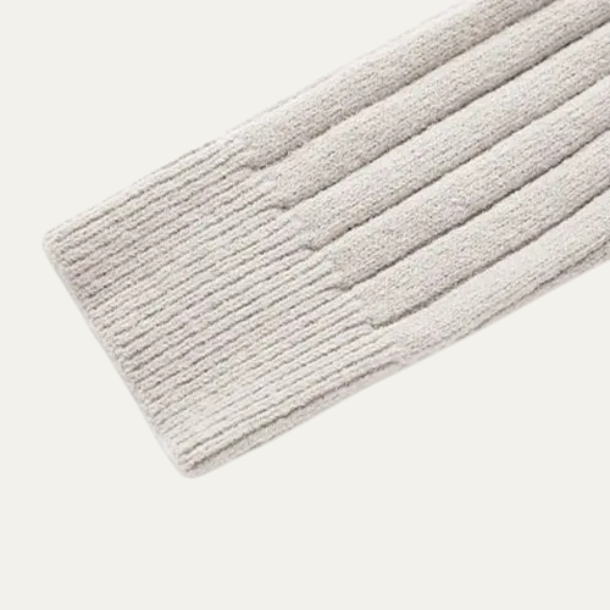 The Favignana Men's Knitted Stand Collar Ribbed Half Zip Sweater