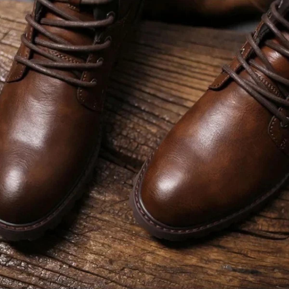 The Stanhope Men’s Vintage Durable Ankle Biker Boots