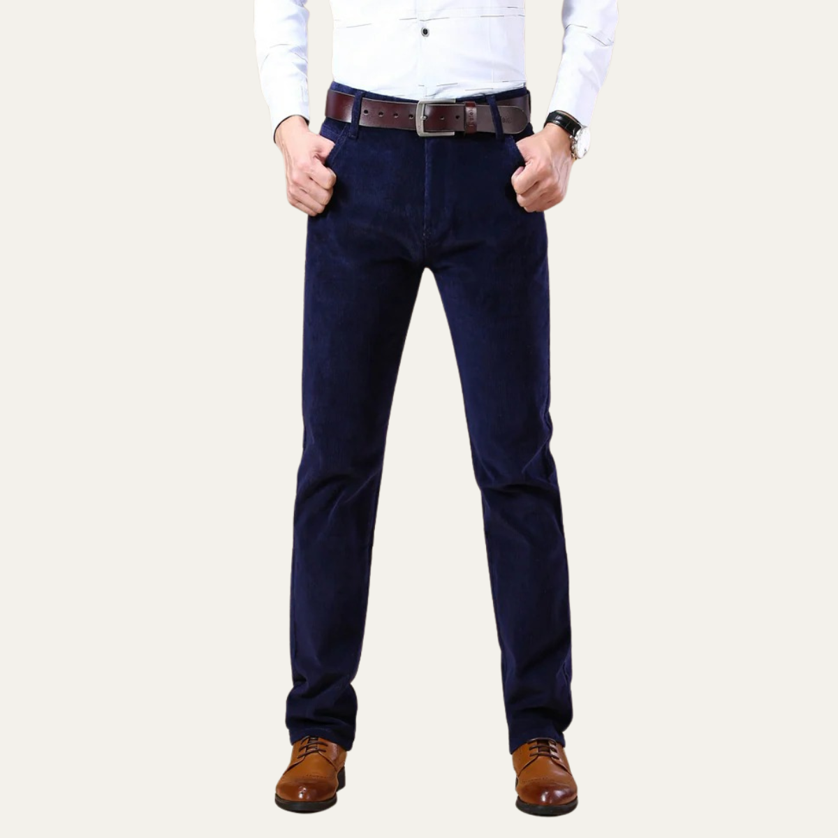 The Bristol Men’s Elegant Classic Corduroy Pants