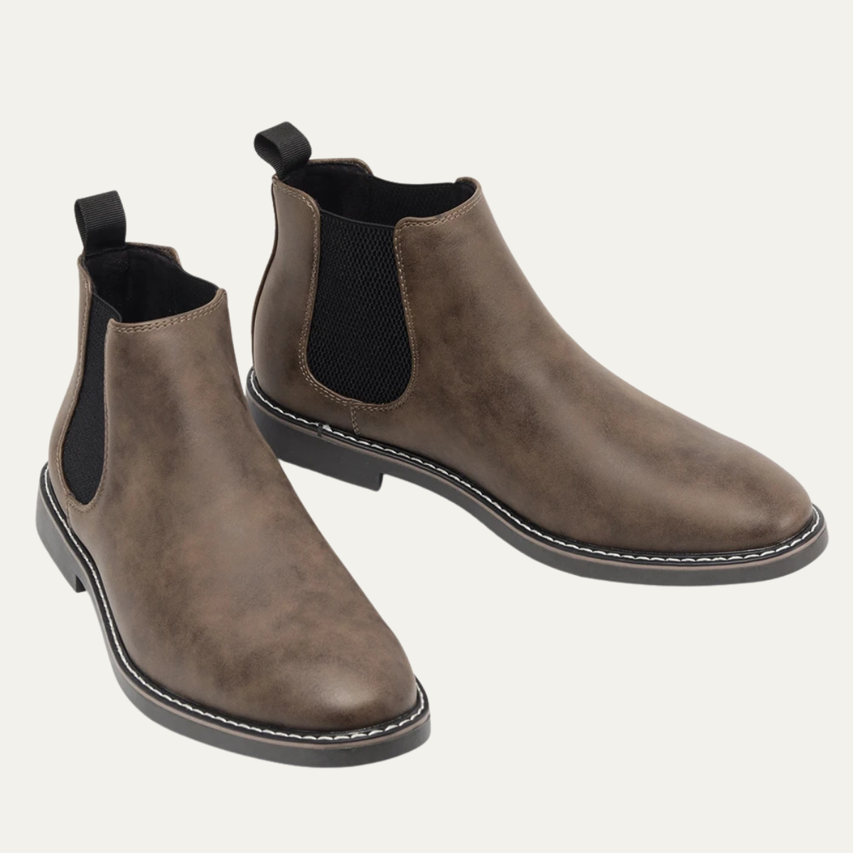 The Conegliano Men's Trendy Ankle Leather Chelsea Boots