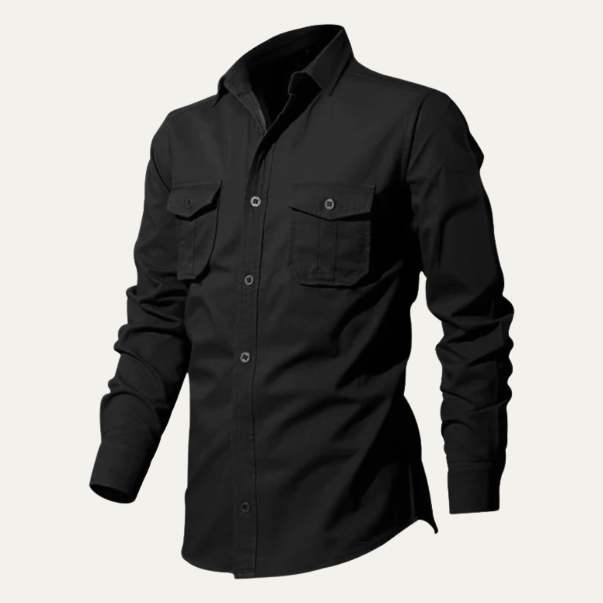 The Brookwater Men’s Retro Solid Button Up Shirt