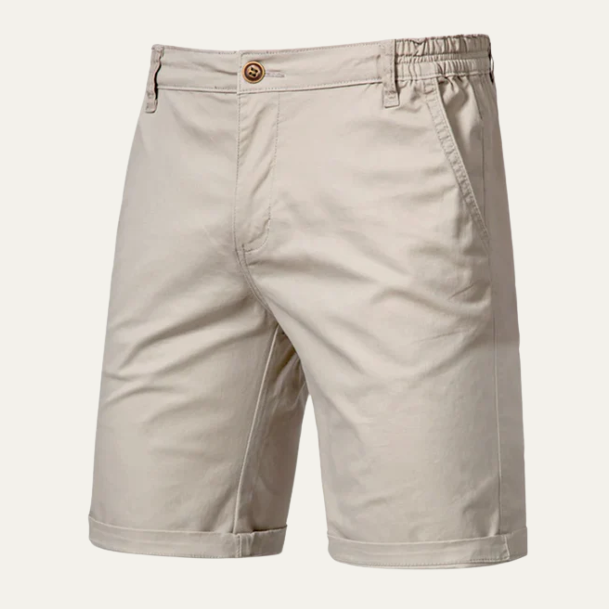 The Roseland Men’s Premium Cotton Flat Front Summer Shorts