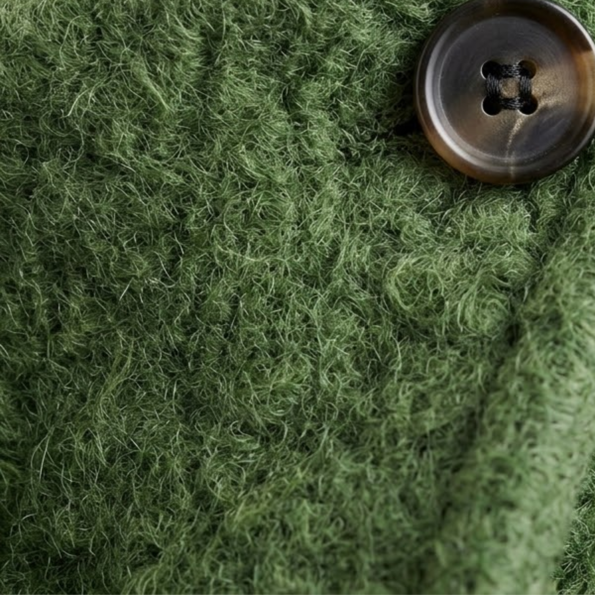 Women's Hooded Wool Coat – Casual Long Button Winter Jacket