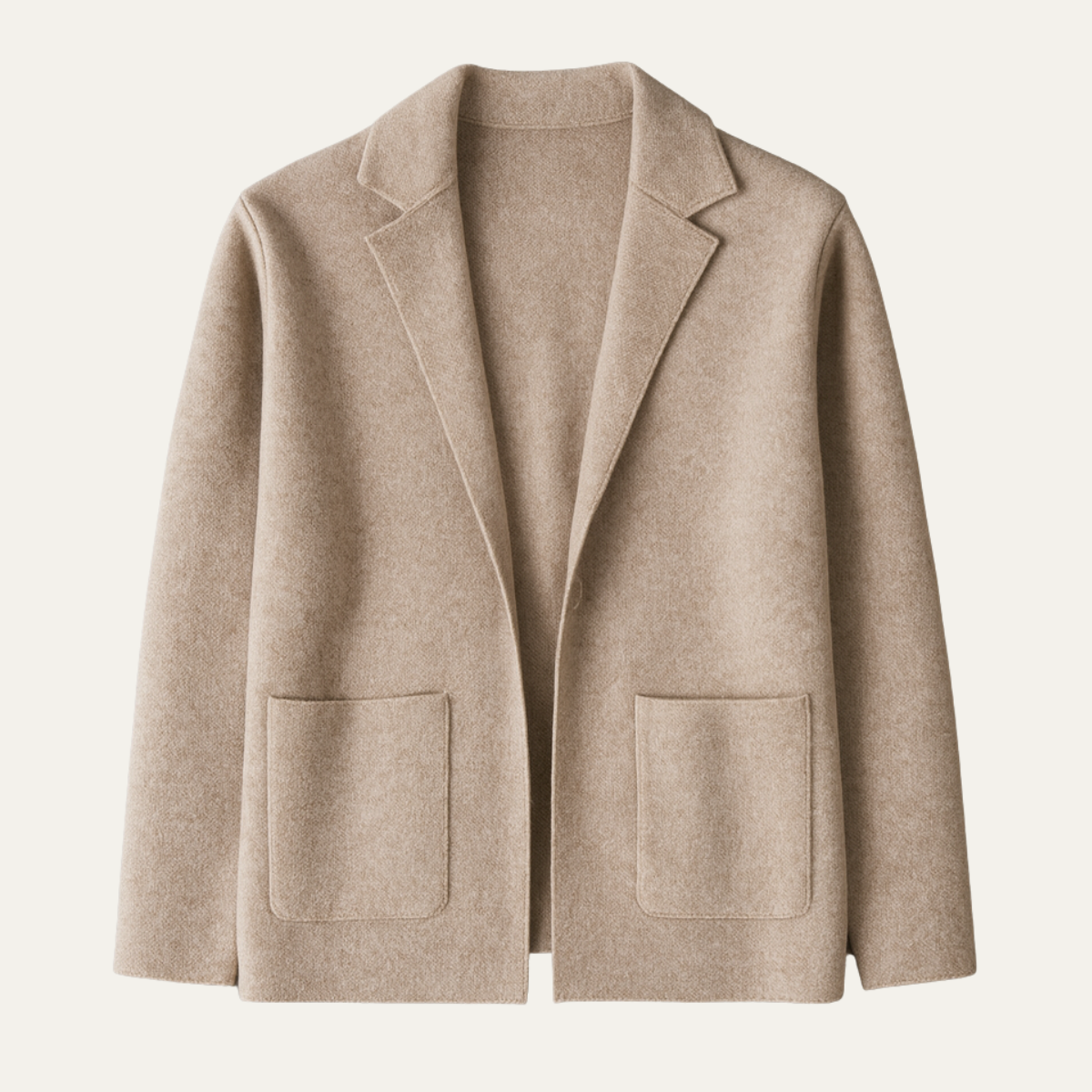 The Huntley Men's Soft Suit Collar Merino Wool Knit Cardigan