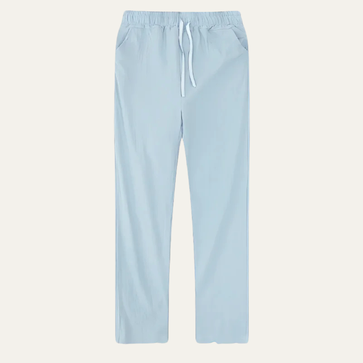 The McLean Men’s Casual Lightweight Linen Pants – Light Blue
