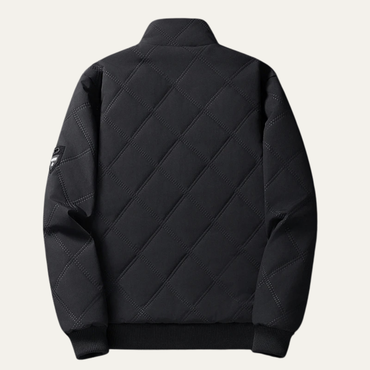 The Barbaresco Men’s Padded Zip Up Winter Quilted Fleece Jacket