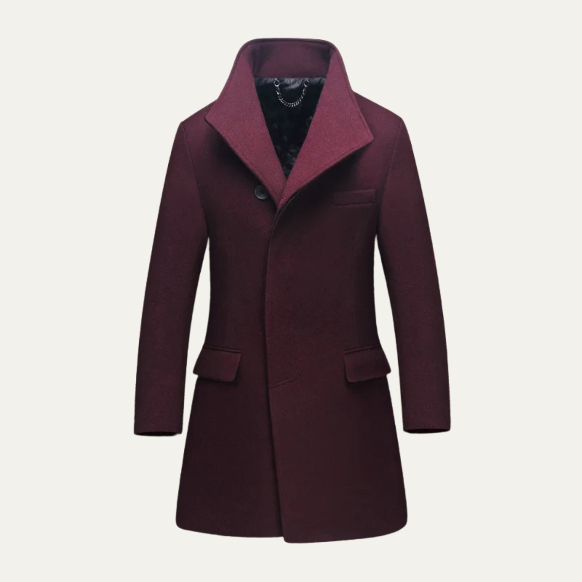 The Burford Men's Elegant Single Breasted Winter Jacket