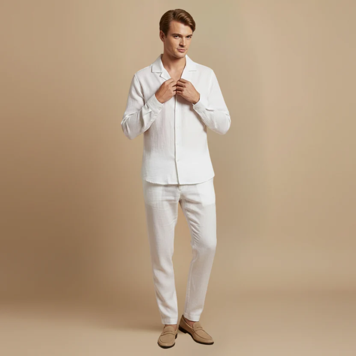 The Tortona Men's Knit Top and Pants Set