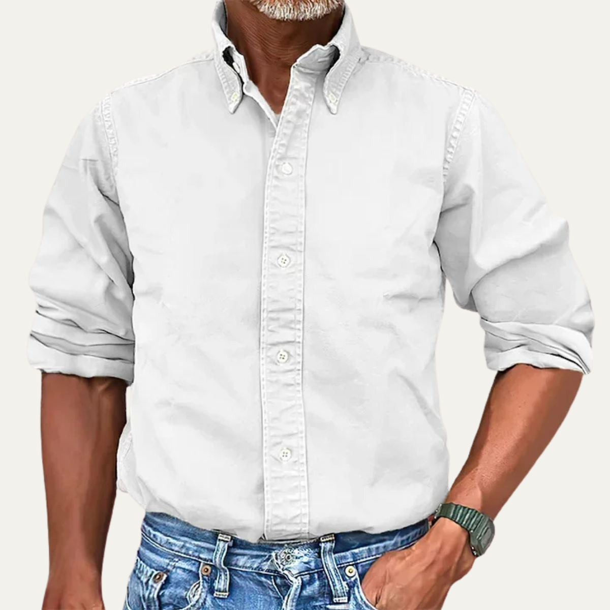 The Vercelli Men’s Solid Colour Button Down Casual Shirt