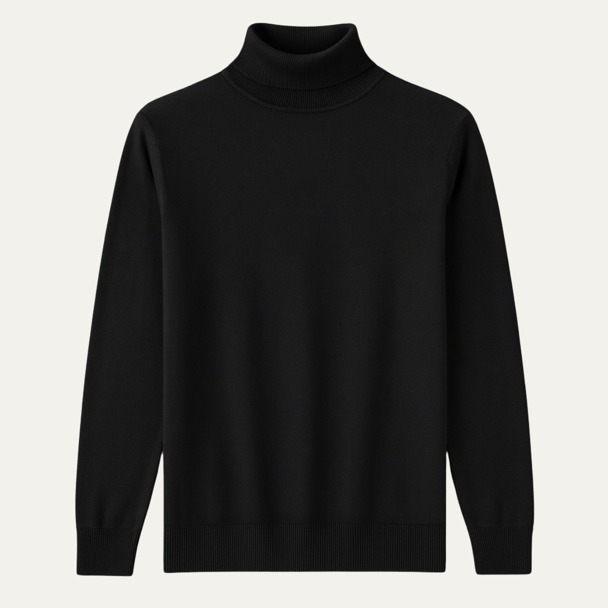 The Brighton Men's Slim Fit Cotton Classic Turtleneck Sweater