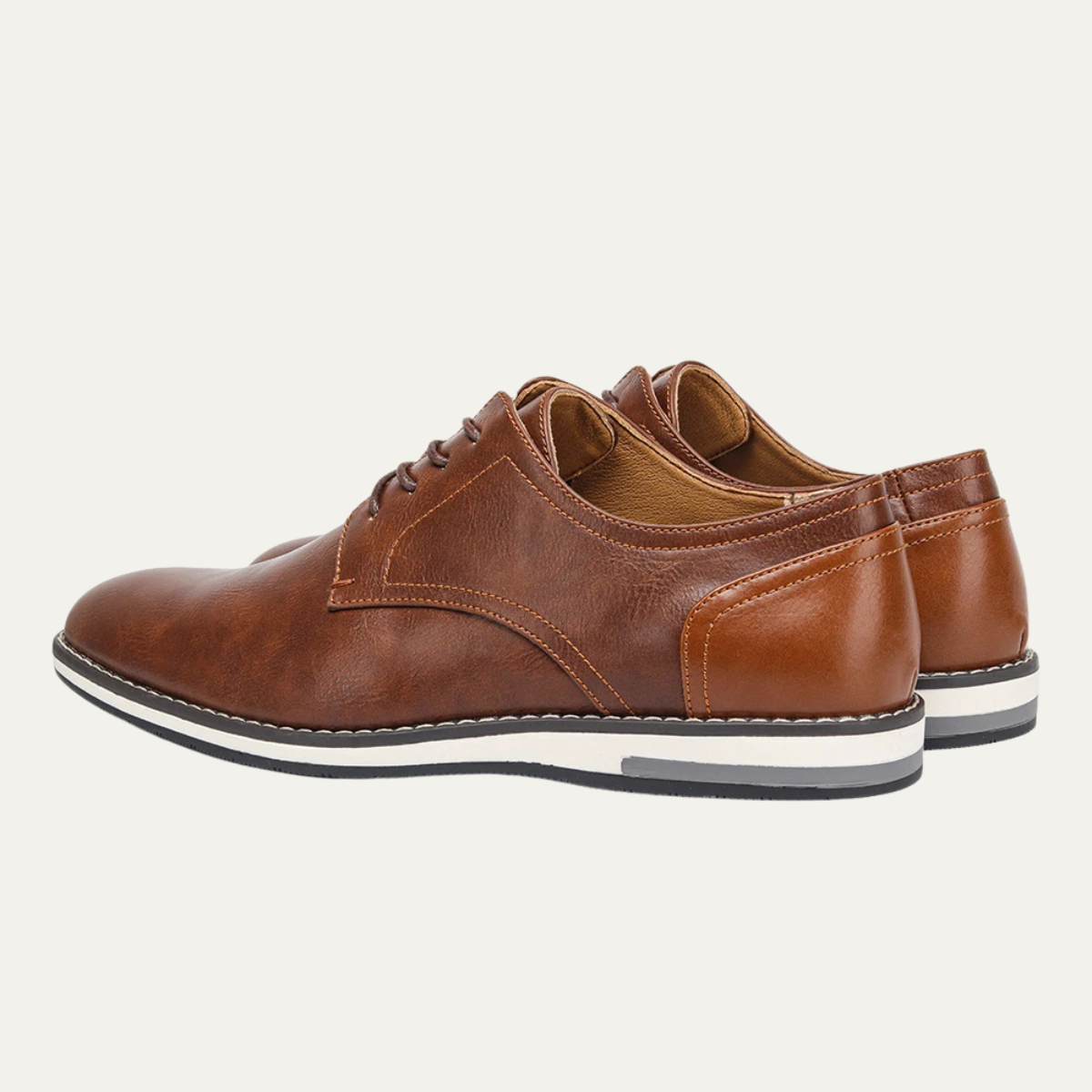 The Rosegate Men’s Oxford Leather Smart Casual Lace Up Dress Shoes