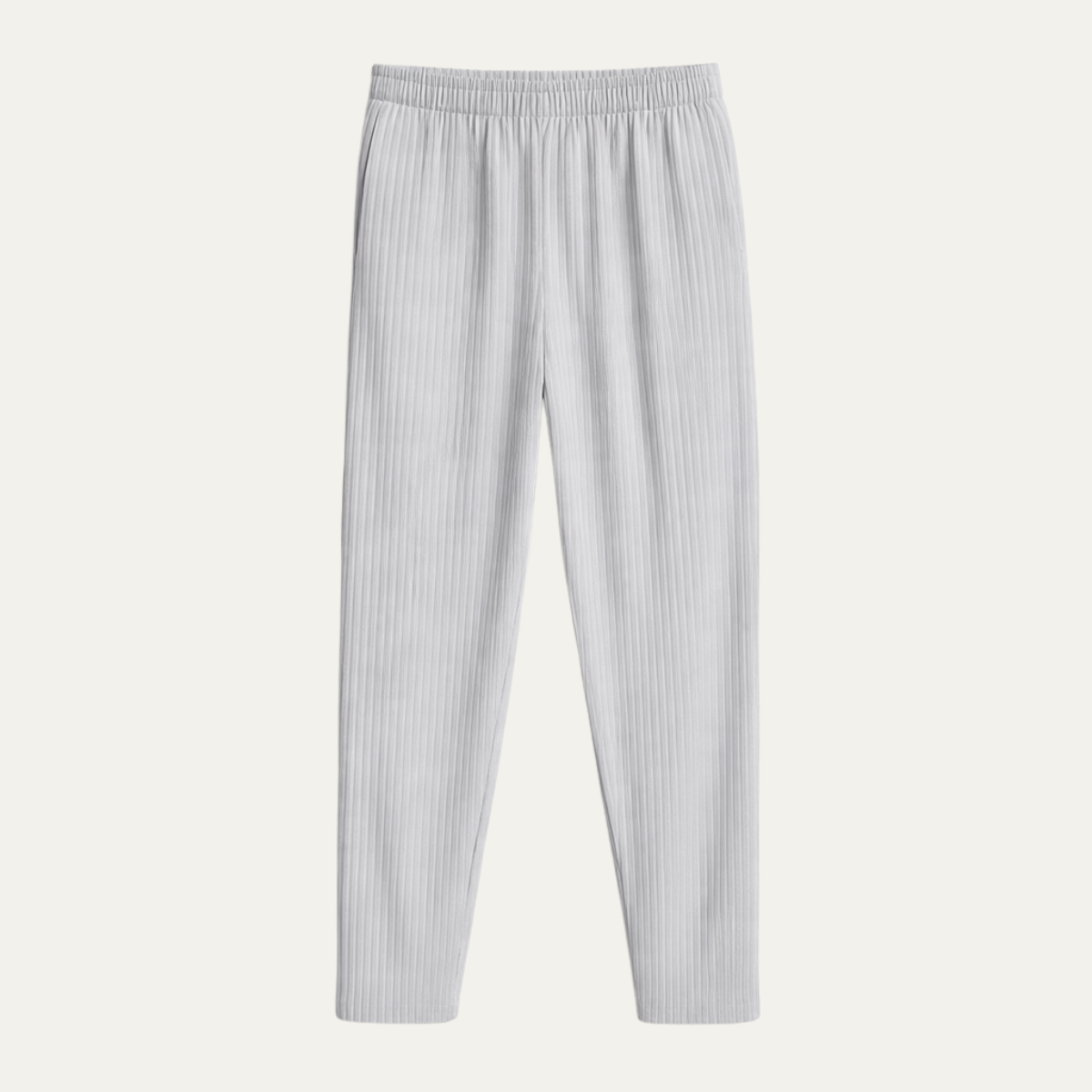 The Aldercrest Men’s Summer Pleated Ice Silk Straight Leg Pants