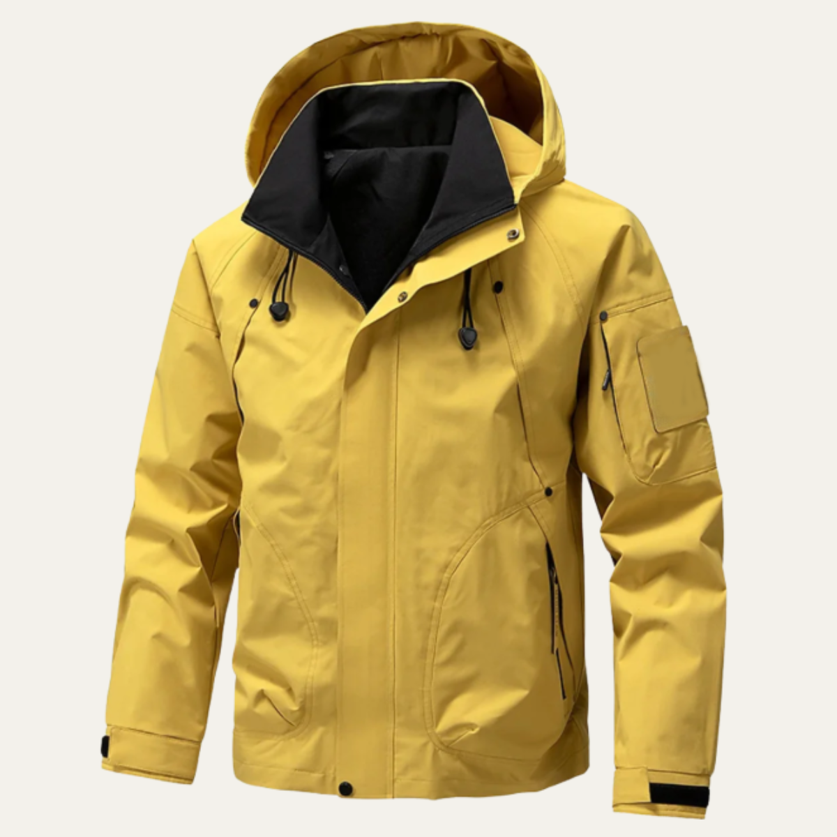 The Everfort Waterproof Rain Jacket – Windproof Hooded Outdoor Coat