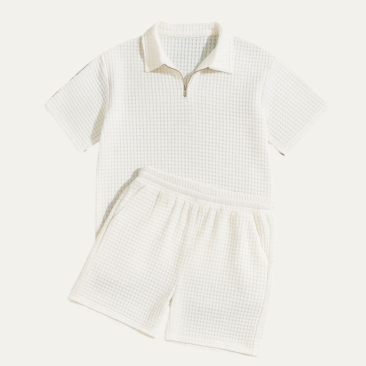 The Redford Mens's Polo & Shorts Co Ord Set