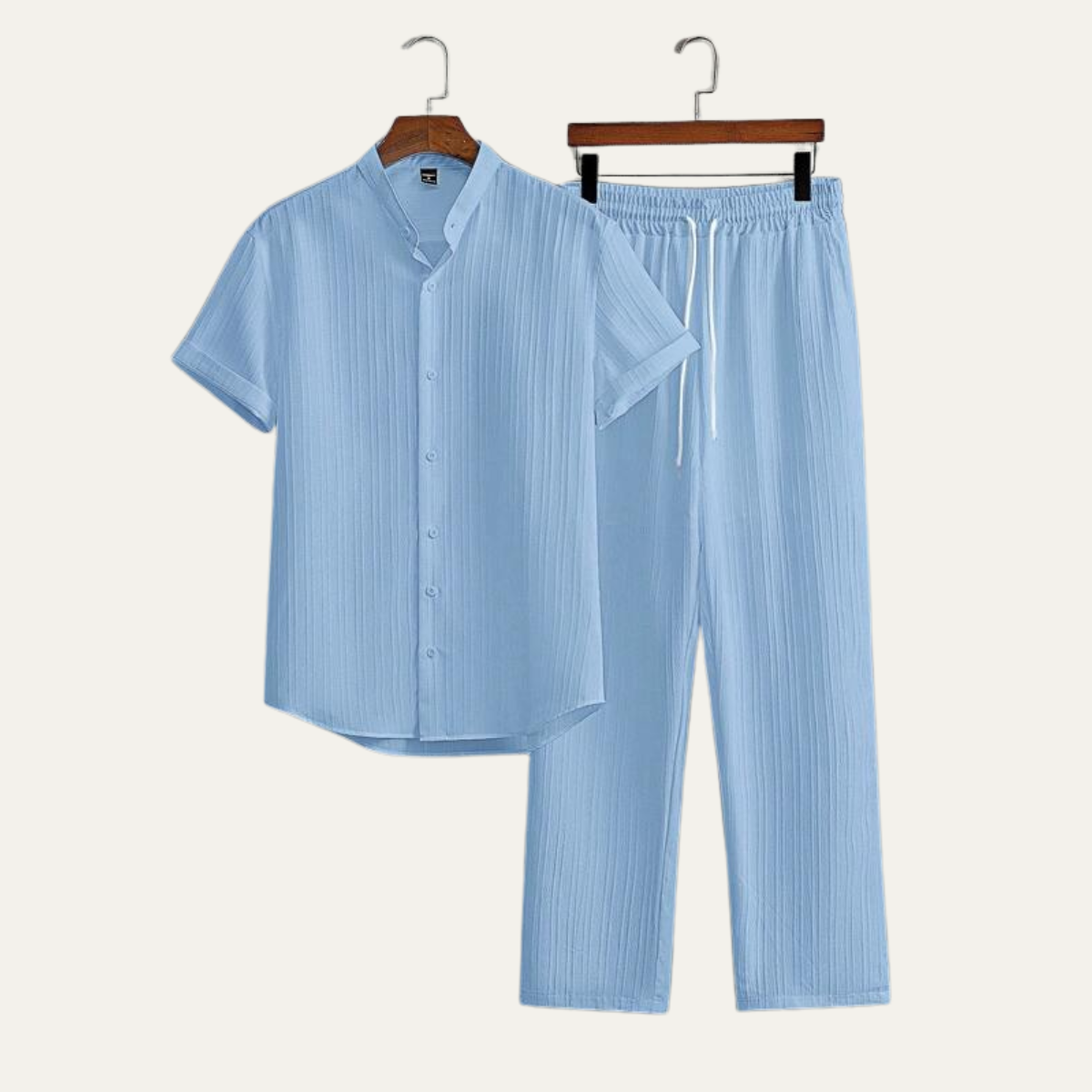 The Glenford Hill Men’s Linen Summer Soft Set – Shirt &amp; Pants