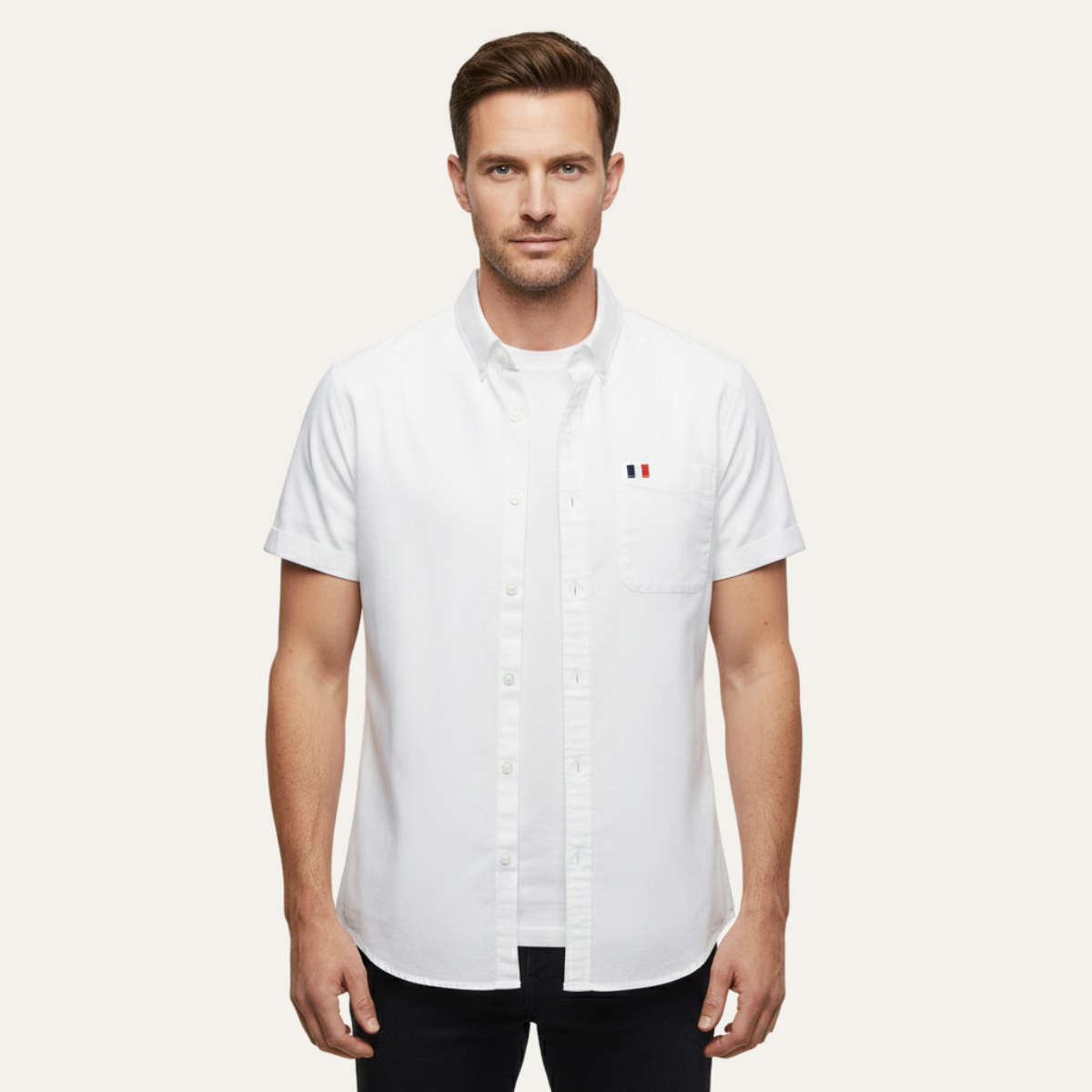 The Salerno Men’s Slim Fit Cotton Button Up Shirt