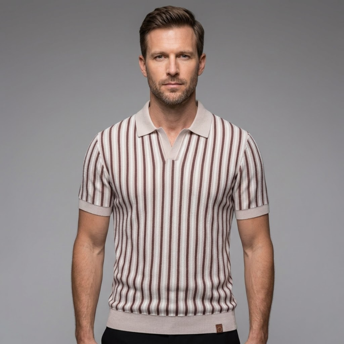 The Greenfield Men’s Knit Smart Polo Shirt