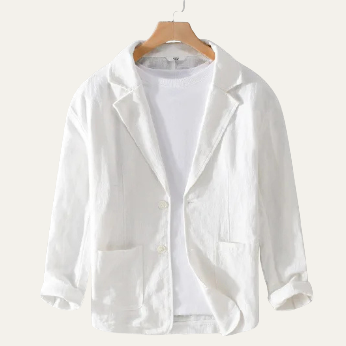 The Crestwood Hill Men’s Solid Color Lightweight Linen Blazer