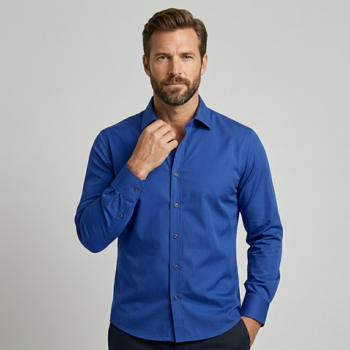 The Menaggio Men’s Stretch Casual Shirt