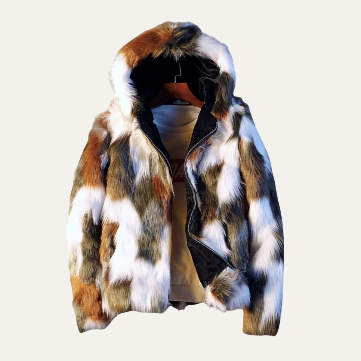 The Garda Porto Men’s Elegant Soft Fur Hooded Winter Jacket