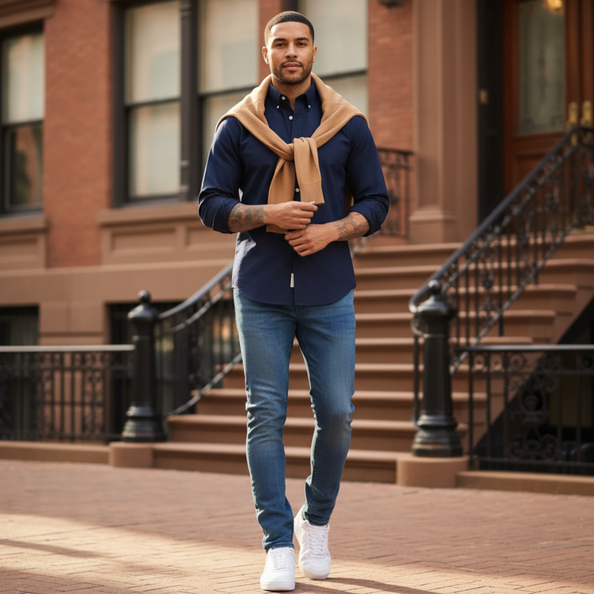 The Milano Slim Fit Classic Denim Jeans