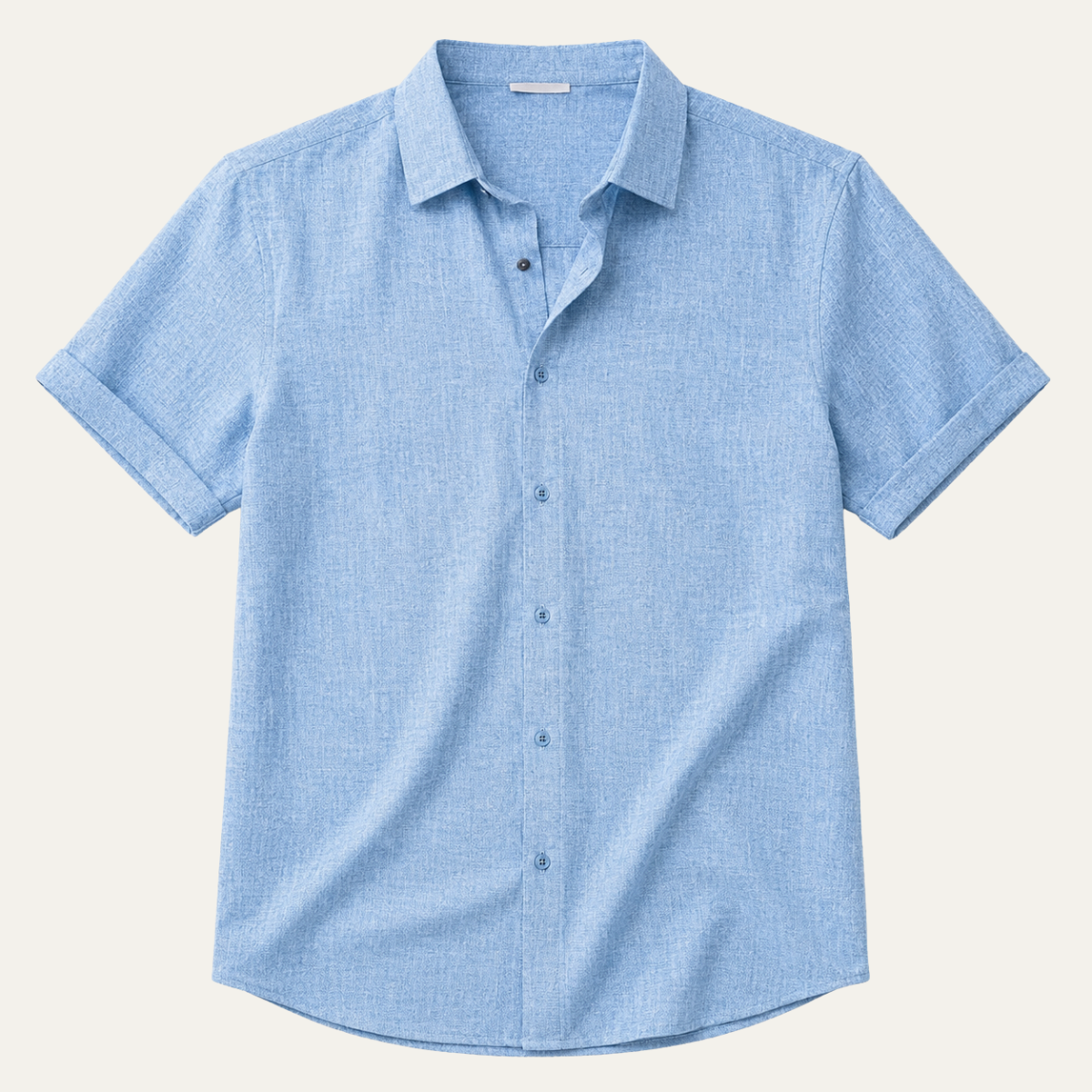 The Naples Men's Breathale Linen Button Up Shirt