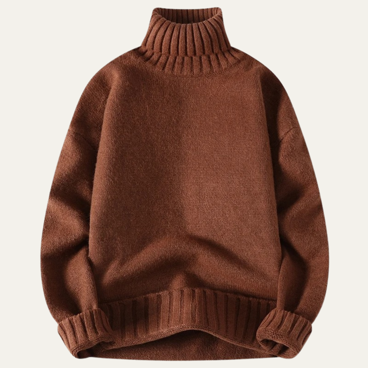 The Aosta Men’s Soft Knit Warm Turtleneck Sweater