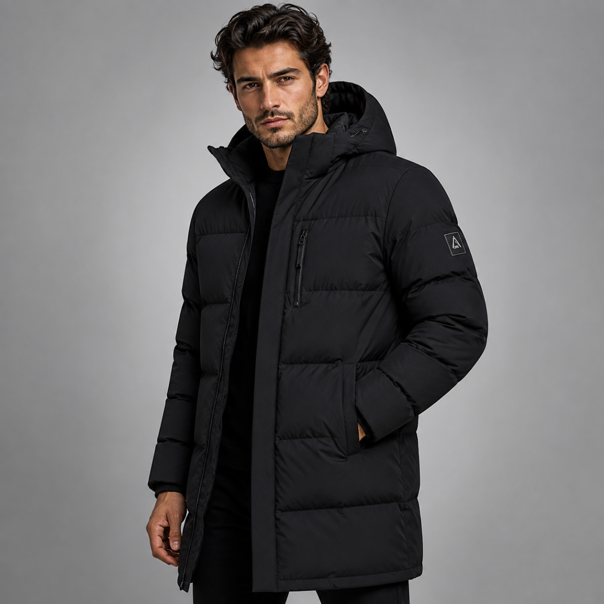 The Wickham Men's Insulated Longline Puffer Coat